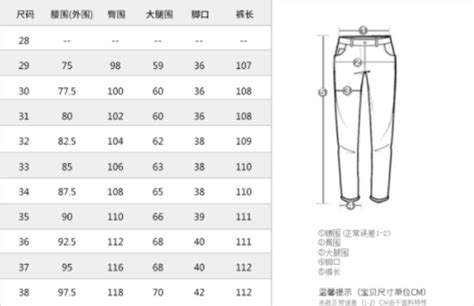 2尺9的腰围是多少码 2尺9穿38码的裤子