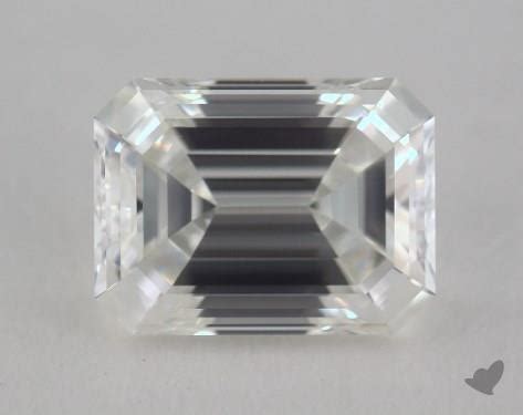 GIA 1.30 Carat G-VVS2 Good Cut Emerald Diamond Emerald Cut Diamond ...