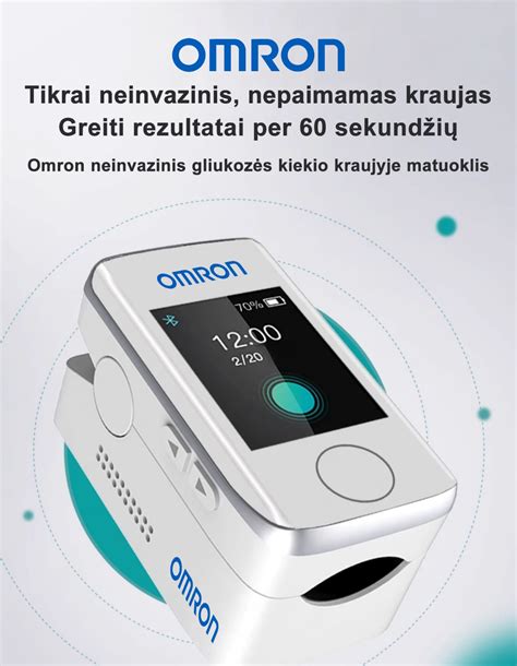 [Importuotas iš Japonijos] „Omron“ neinvazinis didelio tikslumo gliukozės matuoklis