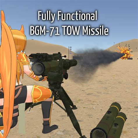 BGM-71 TOW Missile | PhysBones Controlled - Fukaziroh - BOOTH