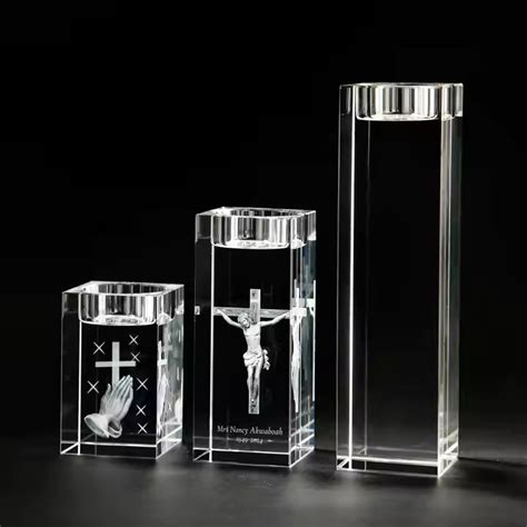 Crystal Paperweight Blanks Cube 3d Pictures of Christ – Prayermart