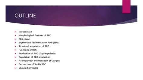 Week6 RBC:an explanation on the process of RBC formation | PPTX