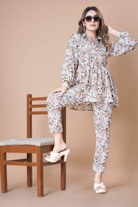 winelady Shirt Palazzos Co-ords Set Price in India - Buy winelady Shirt ...