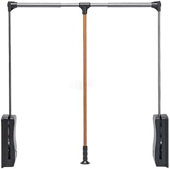 Pull Down Closet Rod, Adjustable Wardrobe Organizer Clothing Rail For ...