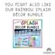 Free Positive Posters | Rainbow Splash theme by Rainbow Sky Creations