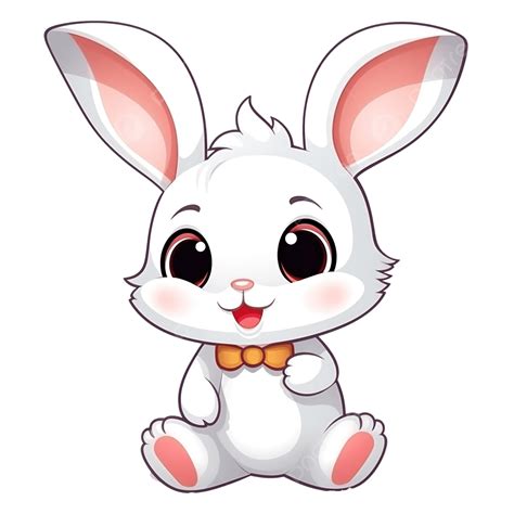 Cute Rabbit Cartoon Character, Rabbit Clipart, Cute Clipart, Cartoon ...
