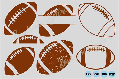 Football Silhouette Clipart