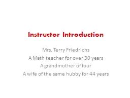 Instructor Introduction 的图像结果