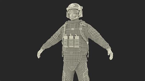 Soldier with Hydration Carrier Backpack 3D model | 3D Molier International