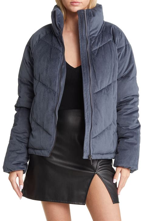 VERO MODA Debbie Harlie Corduroy Puffer Jacket | Nordstrom