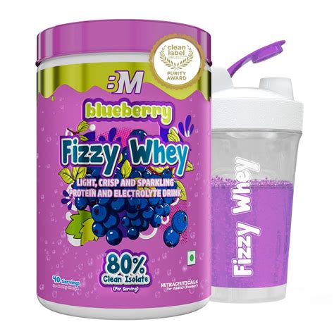 Bigmuscles Nutrition Fizzy Whey | Clear Whey Protein isolate + Electro ...
