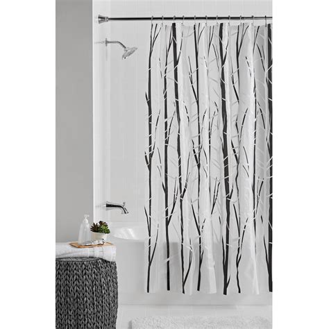 black shower curtain - Most Popular Interior Design Styles: What's ...