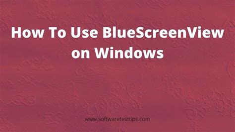 Image result for How to Use BlueScreenView