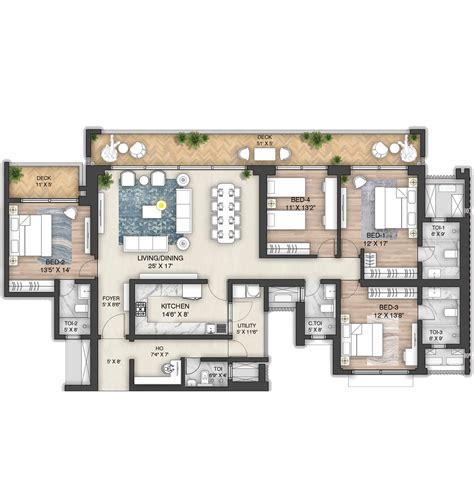 The Prestige City Indirapuram | 3/4 BHK Luxury Apartments in Ghaziabad