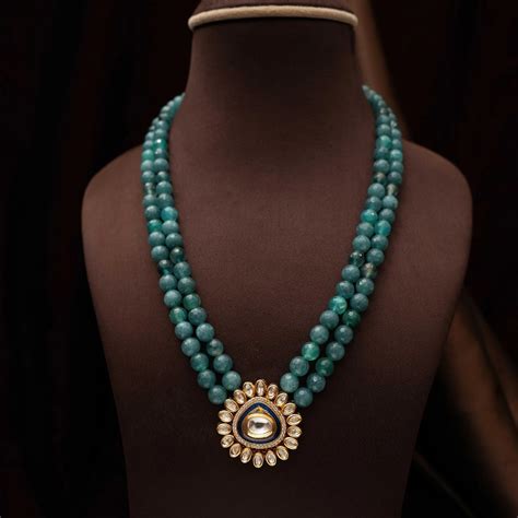 Kundan Long Necklace & Polki Long Necklace for Women