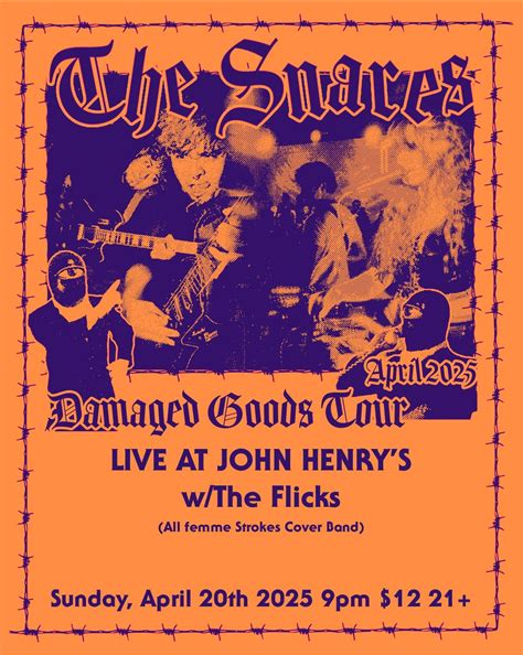 The Snares x The Flicks at John Henrys, John Henry's, Eugene, 20 April ...