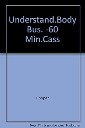 Buy Understand.Body Bus. -60 Min.Cass Book Online at Low Prices in ...