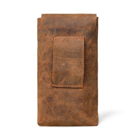 Premium Leather Mobile Holster Case — MaheTri