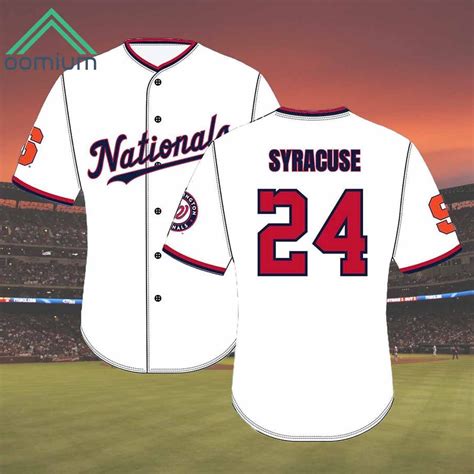 Nationals Syracuse University Day Jersey Giveaway 2024 - oomium.com