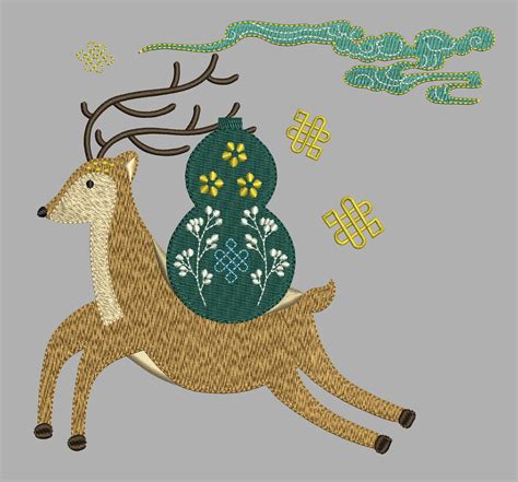 Get Christmas Deer Emrboidery Design by Quality Designx | 2025