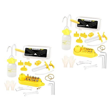 CALADNIS Hydraulic Brake Oil Bleed Kits Bicycle Bleeding Syringe ...