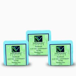 NATURALEZA CASTILE Handmade Aloe Vera & Peppermint Gel Bar - Price in ...