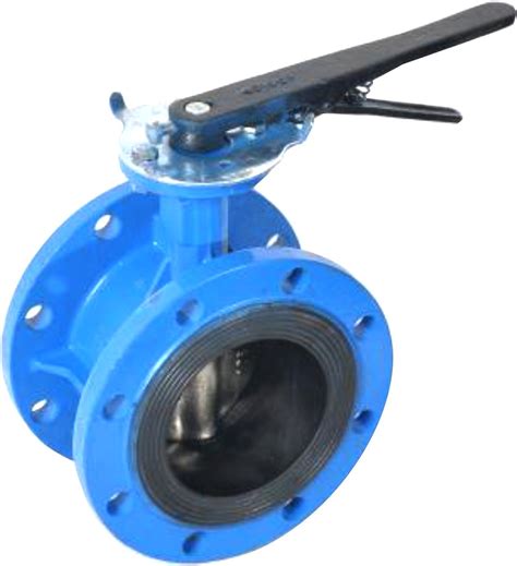 SIR DUCTILE IRON BUTTERFLY VALVE (FLANGED WITH LEVER TYPE) 100MM PN-16 ...