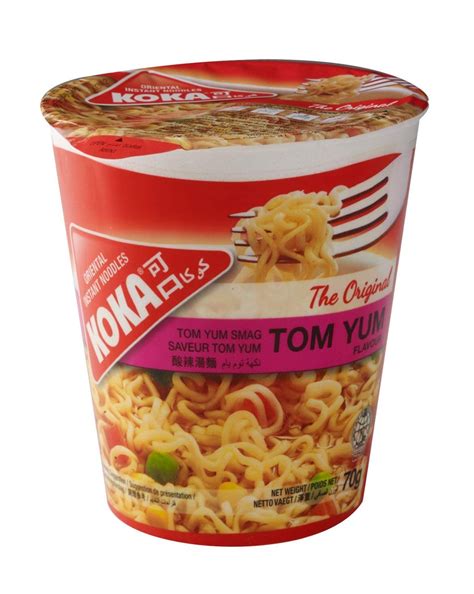 KOKA Instant Noodles Cup-Tom Yum Flavour(70g x 3 / Pack of 3) "(Halal ...