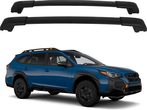 Amazon.com: ECCPP Black Roof Rack Cross Bars Fits For Subaru For Outback 2022-2024 Side Rails ...