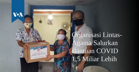 Organisasi Lintas Agama Beri Bantuan Covid-19 Rp 1,5 Miliar Lebih
