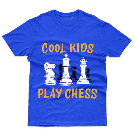 Cool Kids Play chess T-Shirt - Board Games Collection | Gubbacci