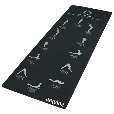 Aerolite Sun Salutation 24 X 78 Green 8 mm Yoga Mat : Amazon.in: Sports ...