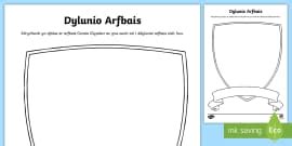 Arfbais a Baner Owain Glyndŵr (teacher made) - Twinkl