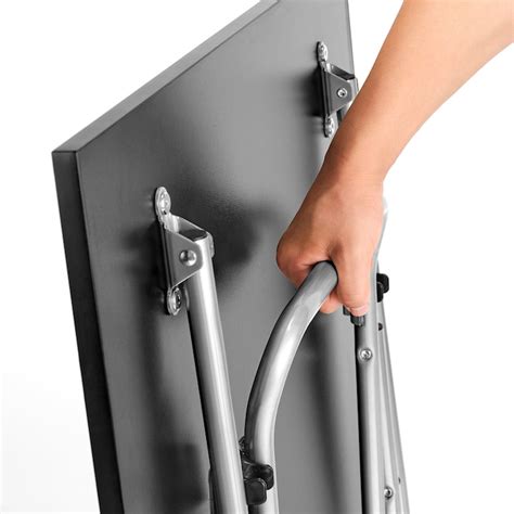 GUNDE folding table, black, 67x67 cm (263/8x263/8") - IKEA