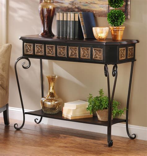 Medallion Console Table | Kirklands, Console table, Black console table