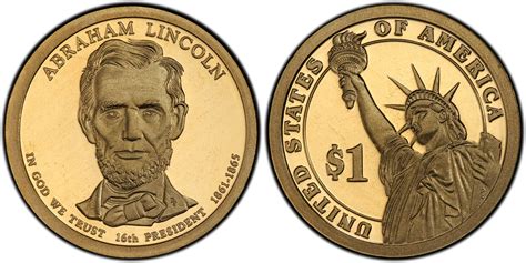 2010-S $1 Abraham Lincoln, DCAM (Proof) Presidential Dollars - PCGS ...