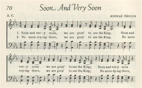 Soon and Very Soon — Hymnology Archive