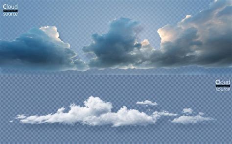40组高清带通道白云云朵合成PSD透明元素 - NicePSD 优质设计素材下载站