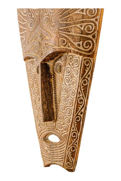 Timor Tribal Head Priest Mask | Wooden Home Decor – Decorcorner