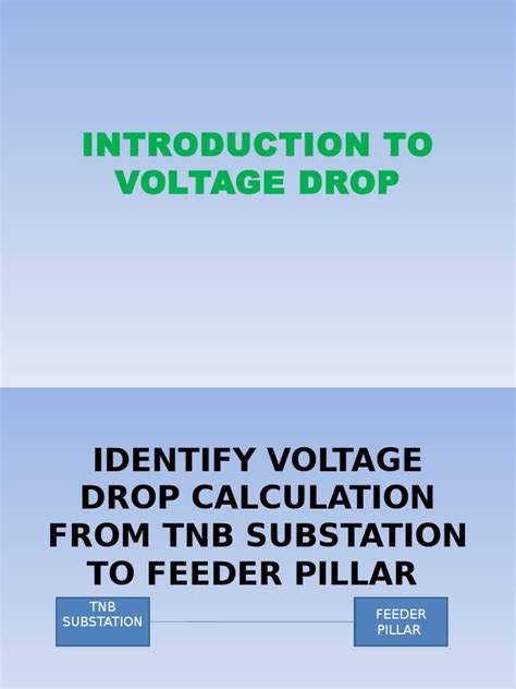 Image result for Voltage Drop Tutorial