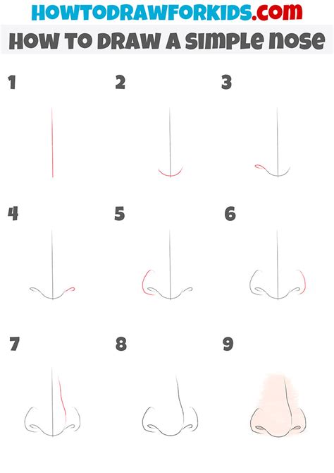 Image result for How to Draw Simple Noses