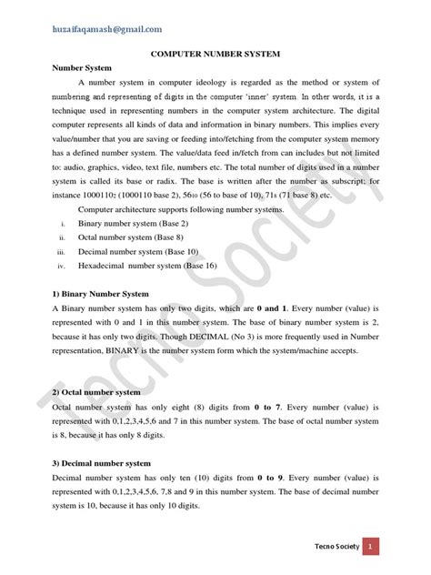 Computer Number System Worksheet 的图像结果