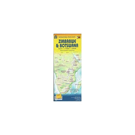 Buy Botswana & Zimbabwe Map – Folded Map, January 1, 2014 Online at ...