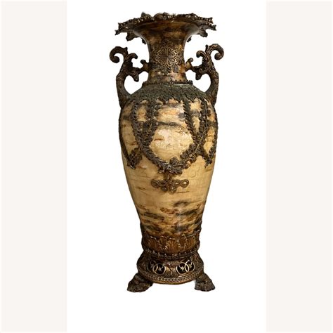 Antique Floor Vase - AptDeco
