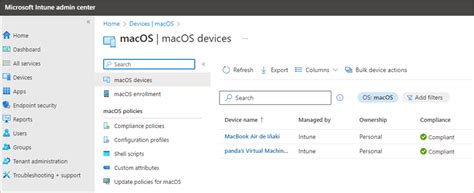 Image result for Intune Mac OS