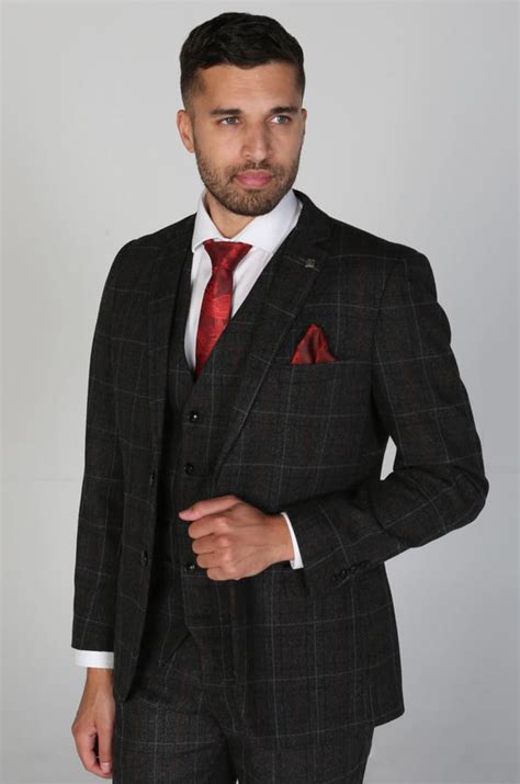 Paul Andrew | Paul Andrew Harvey Grey Men's 3 Piece Suit - MENSWEARR ...