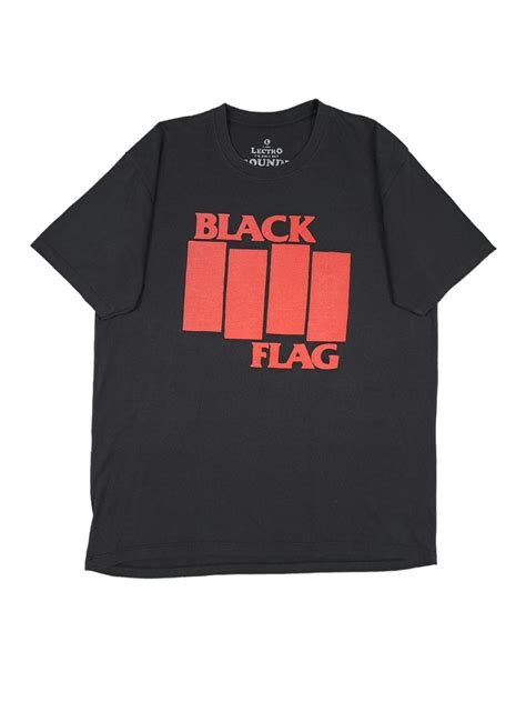 Band Tees × Black Flag × Vintage Vintage BLACK FLAG Logo Punk Band T ...