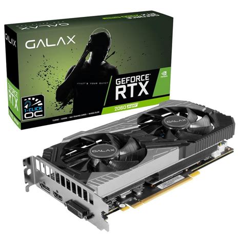 Placa de Vídeo Galax NVIDIA GeForce RTX 2060 Super V2, 1-Click OC, 8GB ...