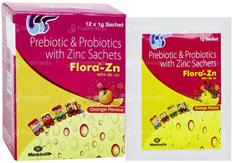 Flora Zn Sachet 1 Gm - Uses, Side Effects, Dosage, Price | Truemeds
