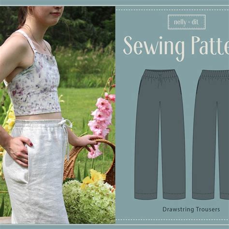 Image result for Drawstring Pants Tutorial